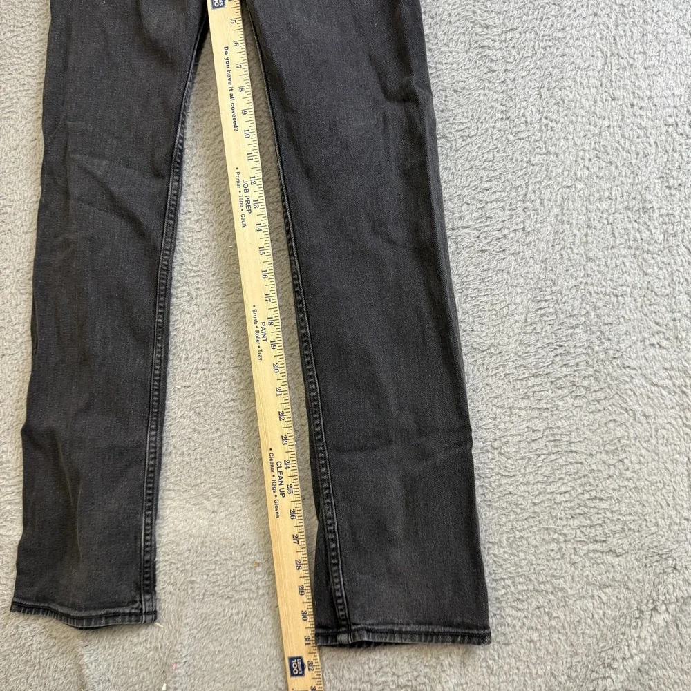 Vans Jeans Mens 30x32 Black Charcoal Wash Slim Skinny Stretch Denim VN-ONEKBLK